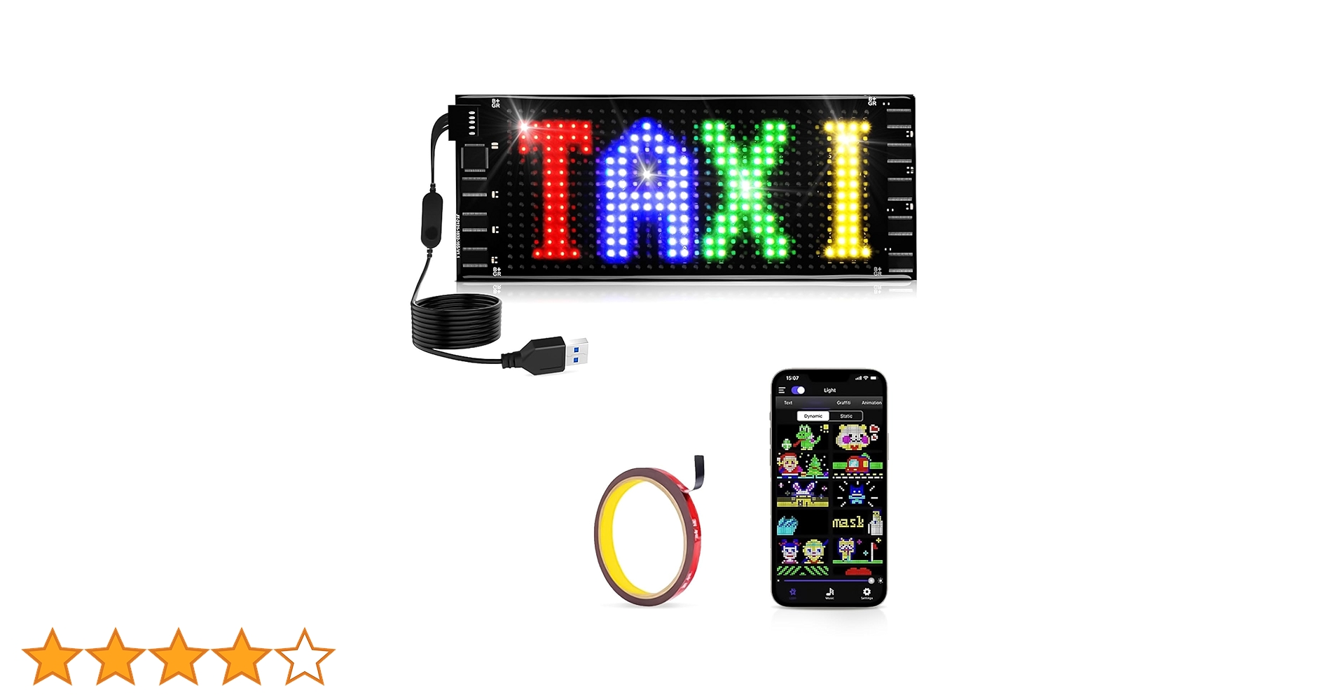 コロナ　看板電光ウッド調LEDサイン Amazon | JINS&VICO LED電光掲示板 曲げ可能 LED看板 RGB